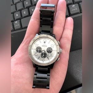 Authentic Nixon 48-20 chrono black